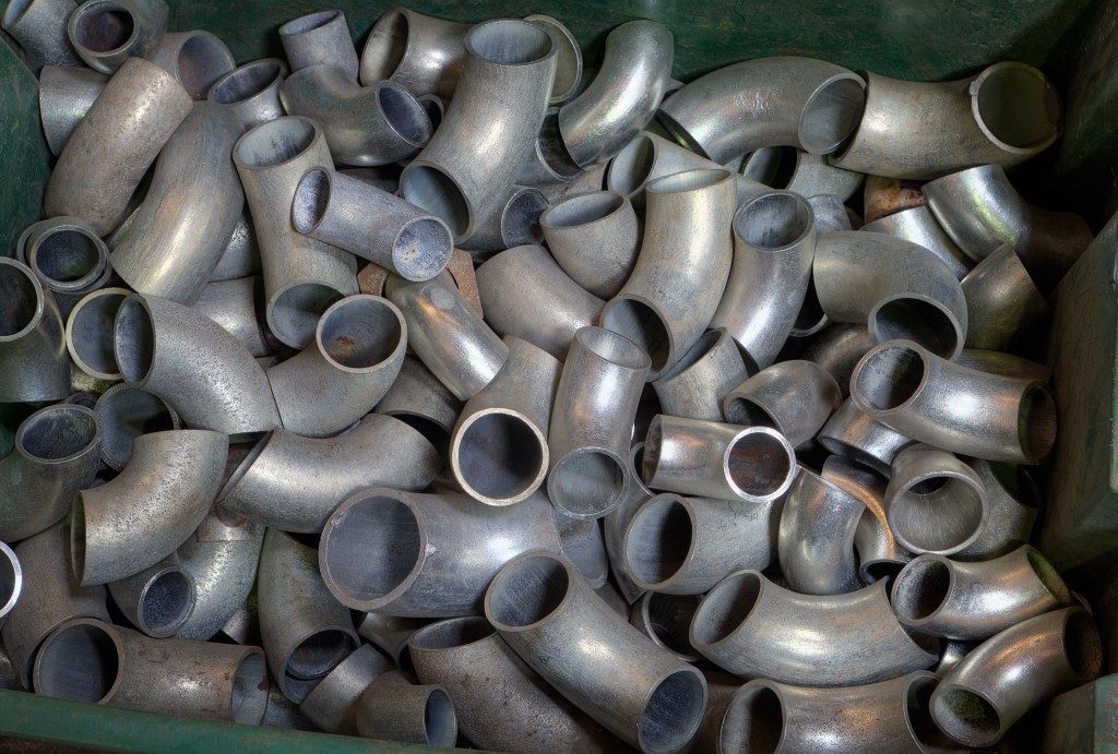 Stainless Steel Buttweld Pipe Fittings elbow in stockroom