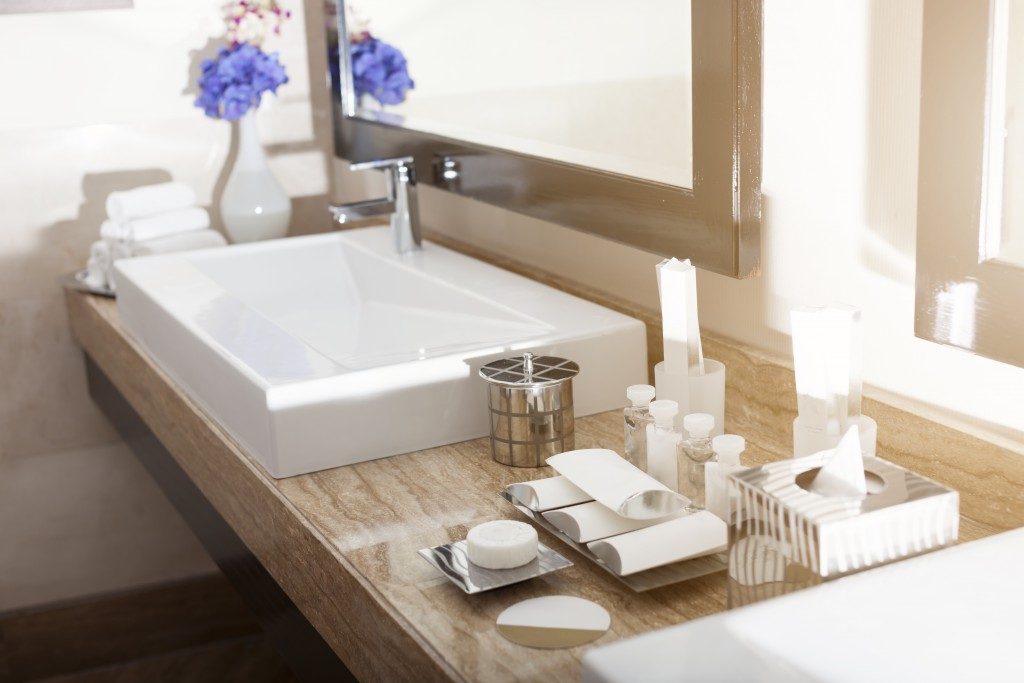 bathroom sink with vanities
